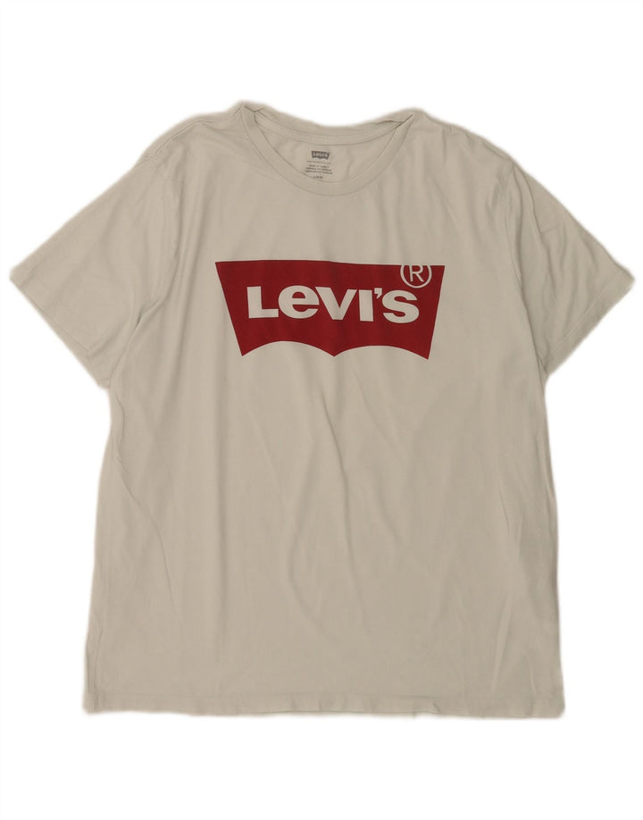 Levi's Mens Graphic T-Shirt Top Large White Cotton
