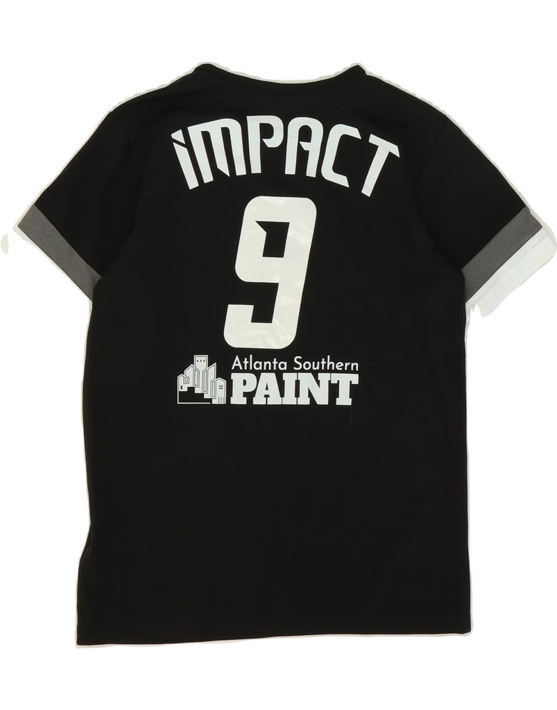 PUMA Boys Graphic T-Shirt Top 11-12 Years Black Polyester Vintage Puma and Second-Hand Puma from Messina Hembry 