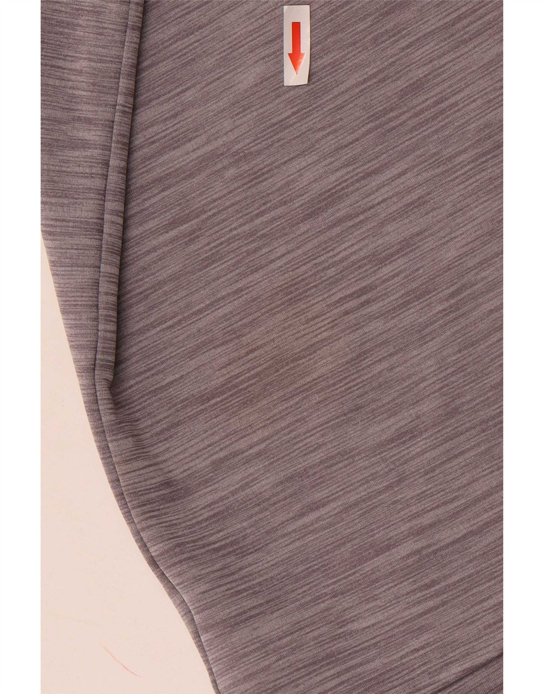 Nike Mens Dri Fit Zip Neck Pullover Tracksuit Top XL Grey Flecked Polyester