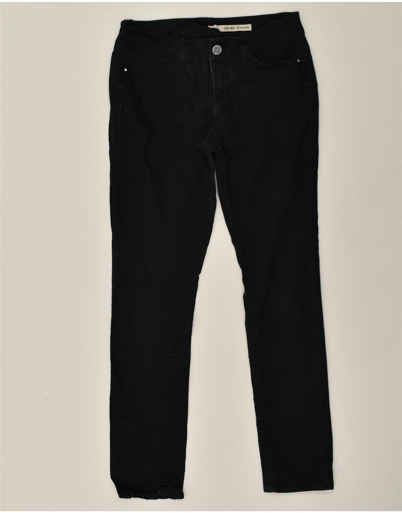 DKNY Womens Slim Jeans US 8 Medium W32 L31 Black Cotton | Vintage Dkny | Thrift | Second-Hand Dkny | Used Clothing | Messina Hembry 