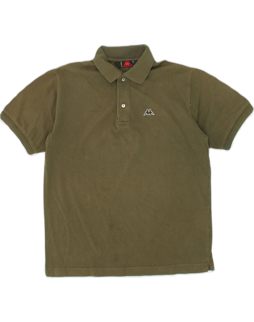 KAPPA Mens Polo Shirt Small Khaki Cotton | Vintage Kappa | Thrift | Second-Hand Kappa | Used Clothing | Messina Hembry 