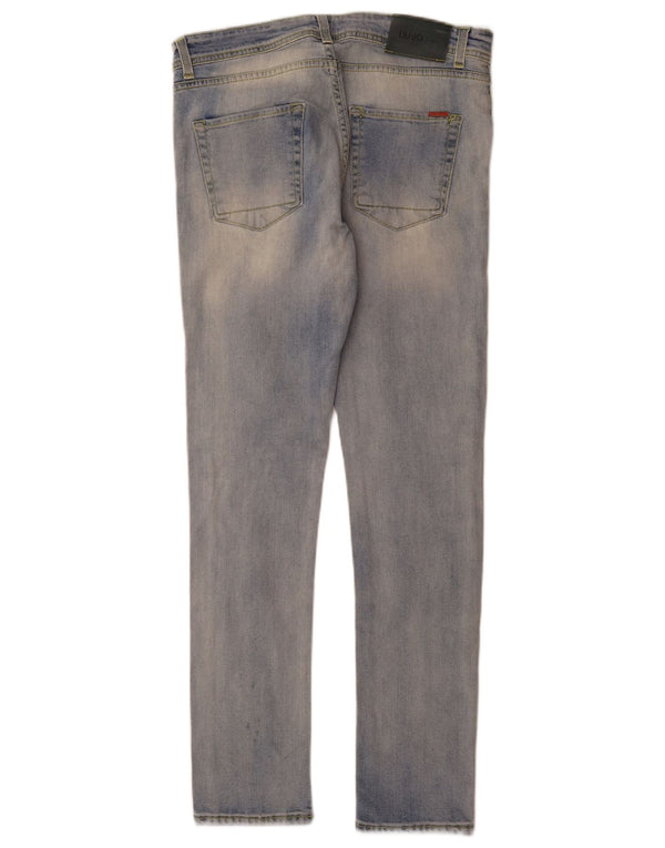 Liu Jo Mens Slim Jeans W32 L32 Blue Cotton
