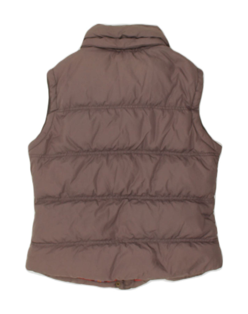 JACK WILLS Womens Padded Gilet UK 12 Medium Brown Nylon | Vintage Jack Wills | Thrift | Second-Hand Jack Wills | Used Clothing | Messina Hembry 