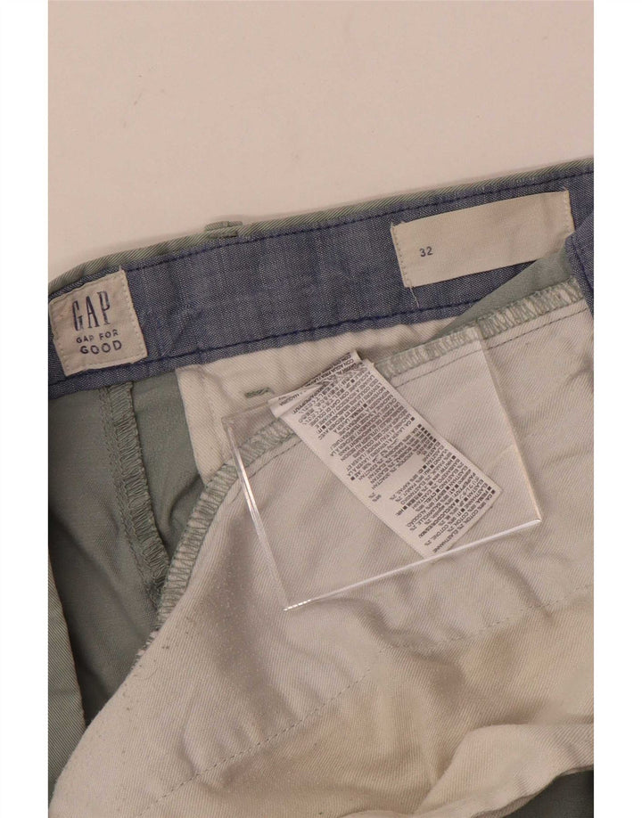 Gap Mens Chino Shorts W32 Medium Green Cotton