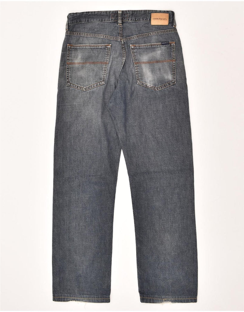 CERRUTI Mens Straight Jeans W31 L30 Grey Cotton | Vintage Cerruti | Thrift | Second-Hand Cerruti | Used Clothing | Messina Hembry 