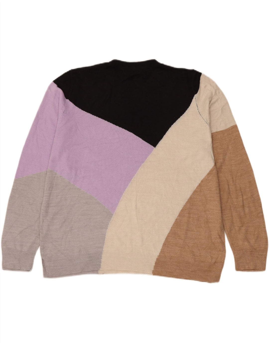 Marks & Spencer Womens Crew Neck Jumper Sweater UK 18 XL Multicoloured