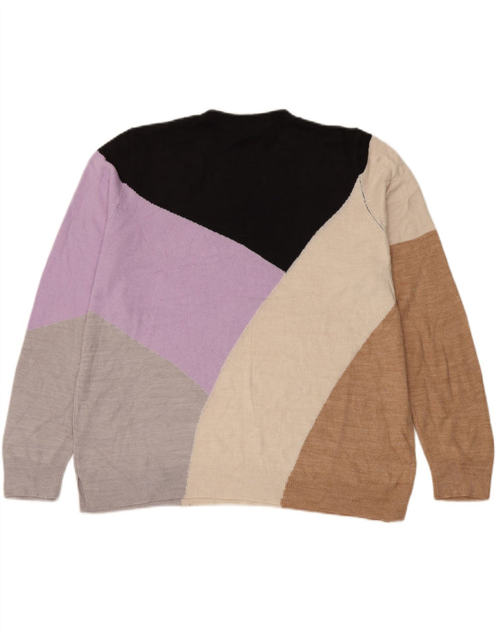 Marks & Spencer Womens Crew Neck Jumper Sweater UK 18 XL Multicoloured
