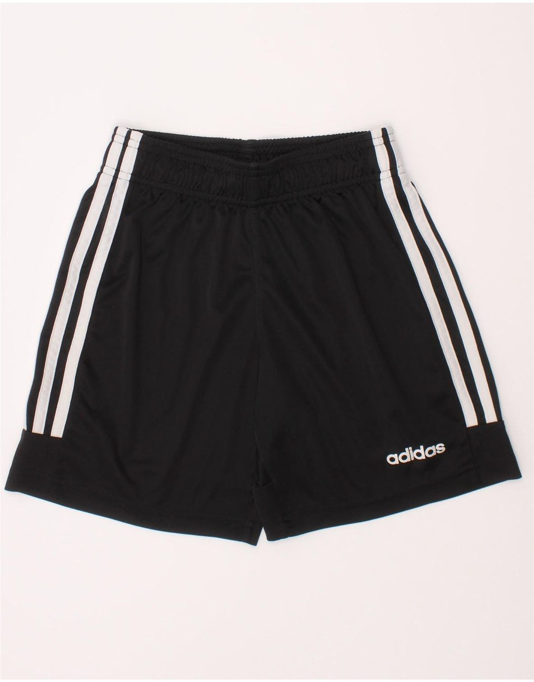 ADIDAS Boys Climalite Sport Shorts 9-10 Years  Black Polyester