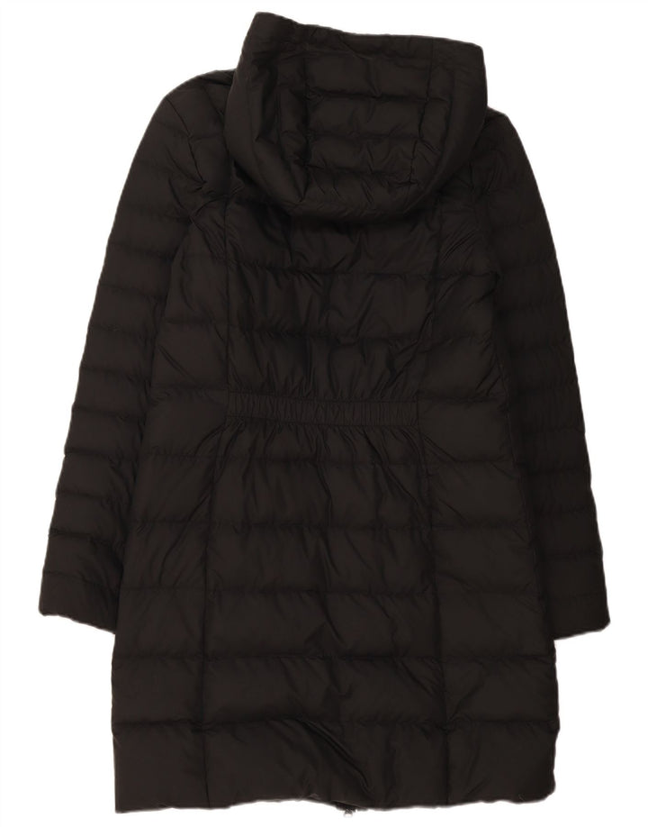 Nike Womens Hooded Padded Coat UK 10 Small Black Polyester