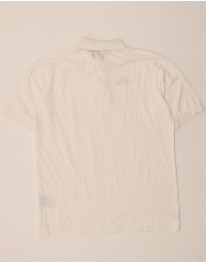 KAPPA Mens Polo Shirt Large White Cotton Vintage Kappa and Second-Hand Kappa from Messina Hembry 