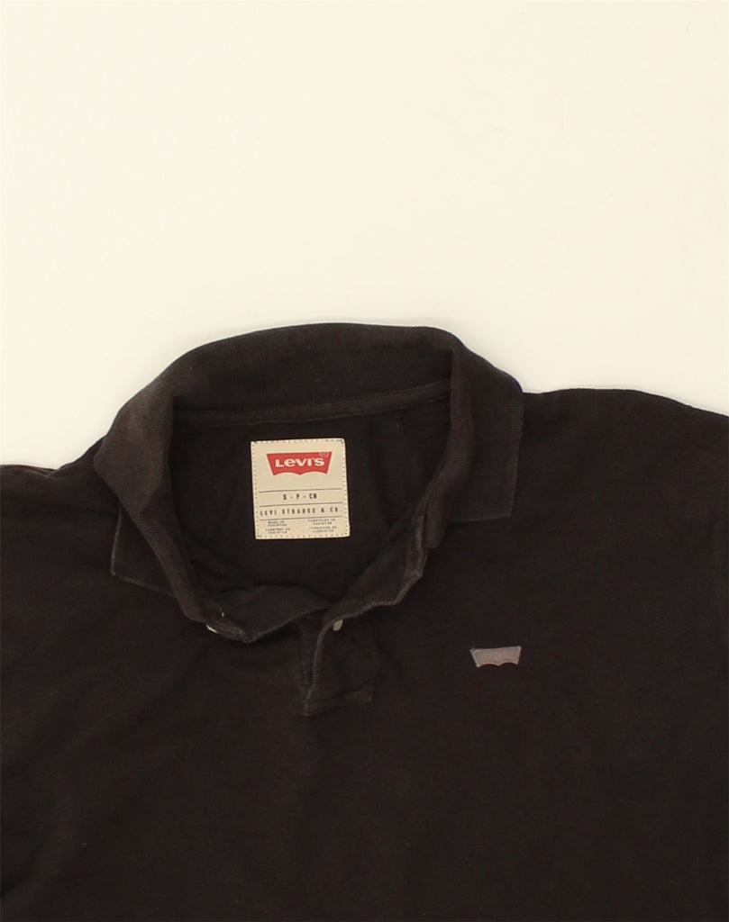 LEVI'S Mens Polo Shirt Small Black Cotton | Vintage Levi's | Thrift | Second-Hand Levi's | Used Clothing | Messina Hembry 