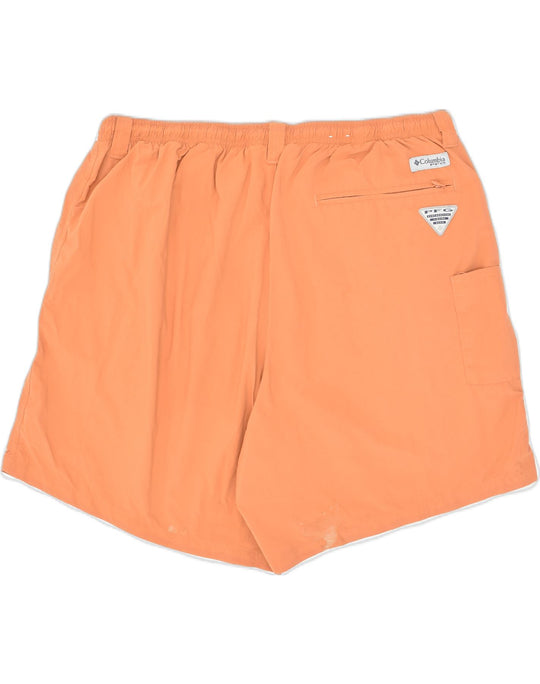 COLUMBIA Mens Sport Shorts XL Orange Nylon, Vintage & Second-Hand Clothing  Online