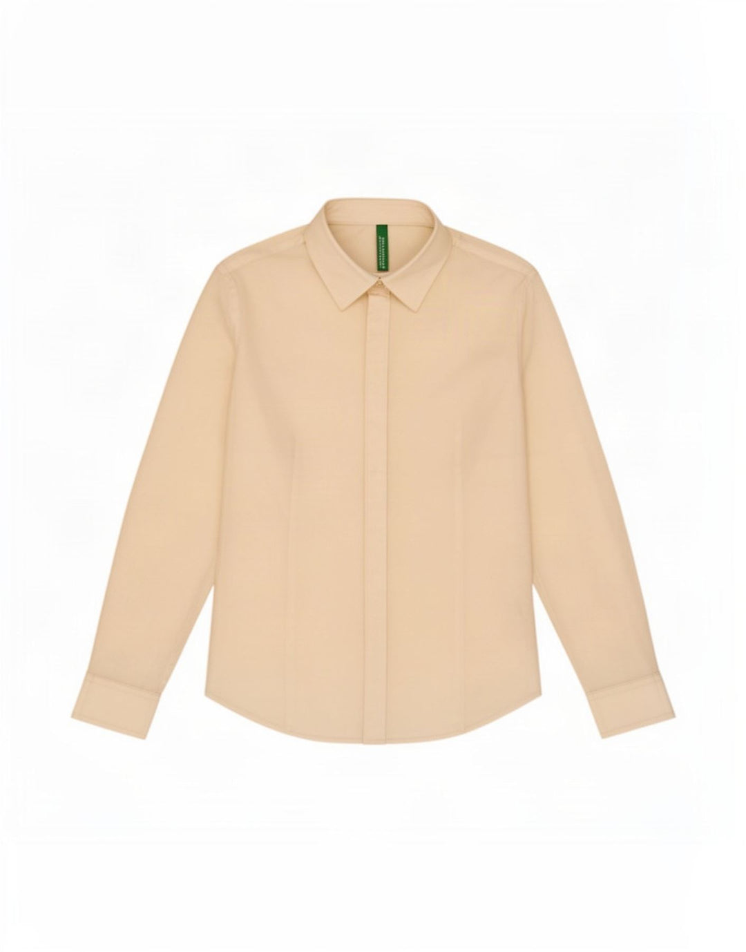 Benetton Womens Shirt UK 10 Small White Cotton