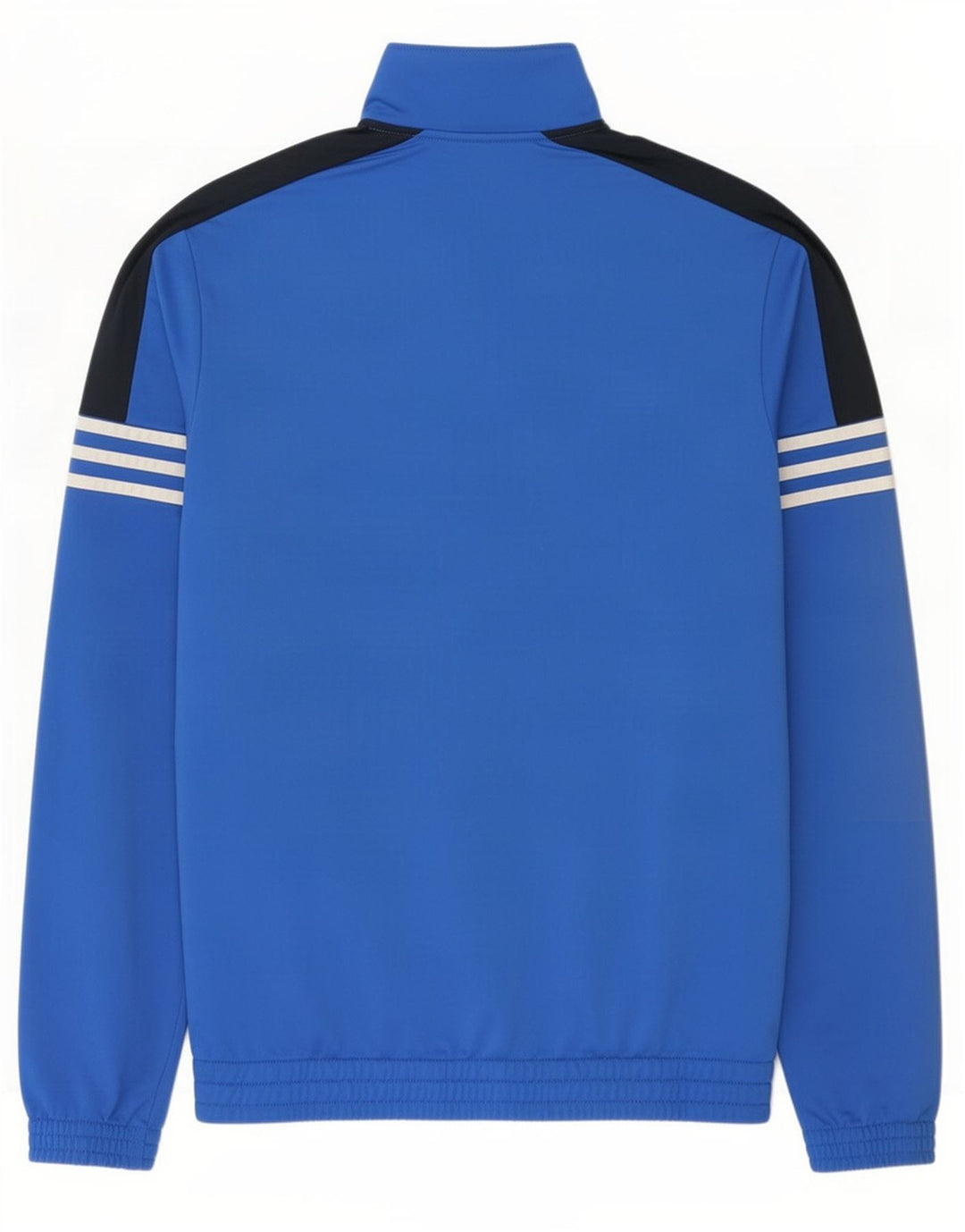 Adidas Mens Tracksuit Top Jacket UK 38/40 Medium Blue Colourblock Polyester