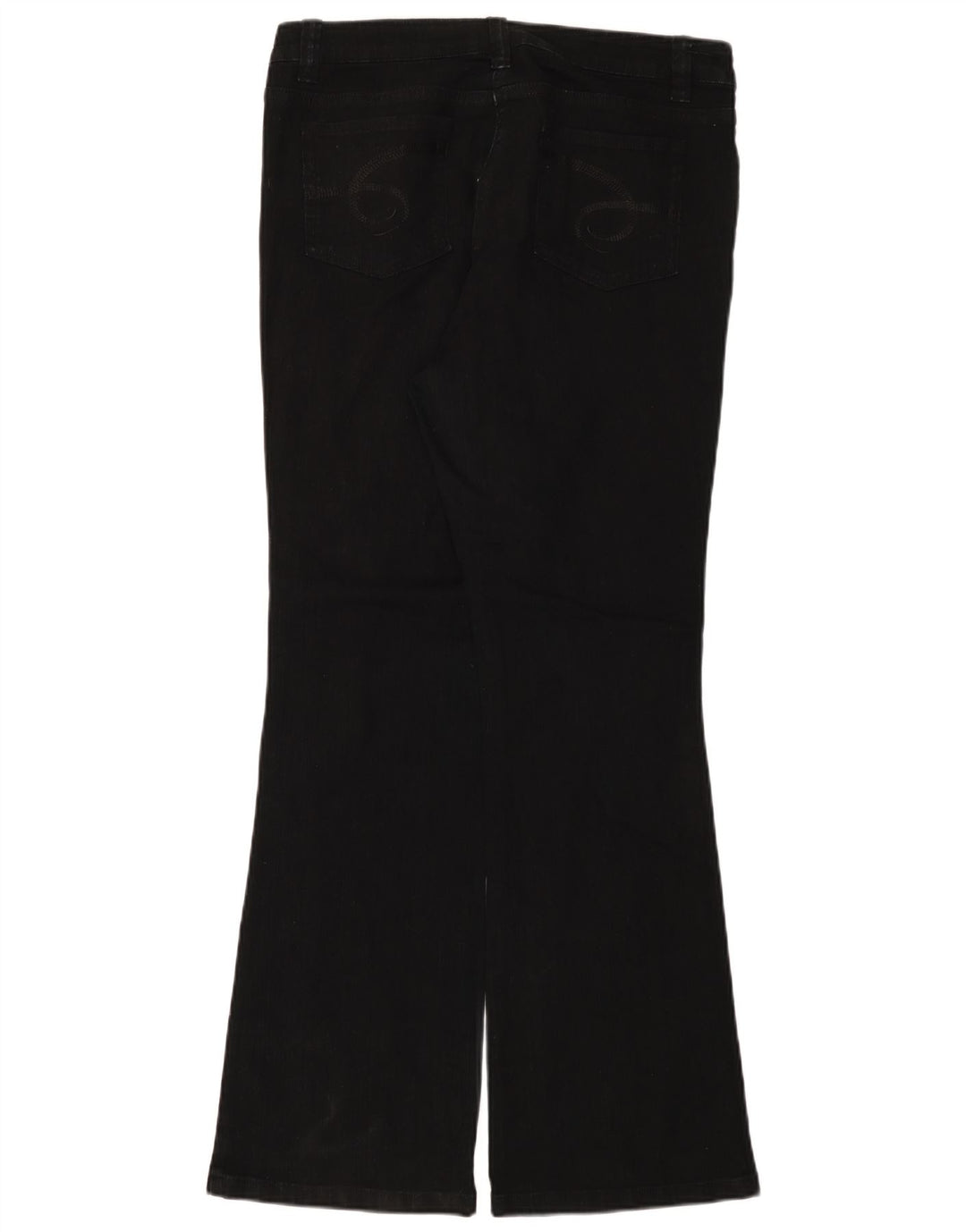 Marks & Spencer Womens Autograph Bootcut Jeans UK 14 Large W34 L33 Black