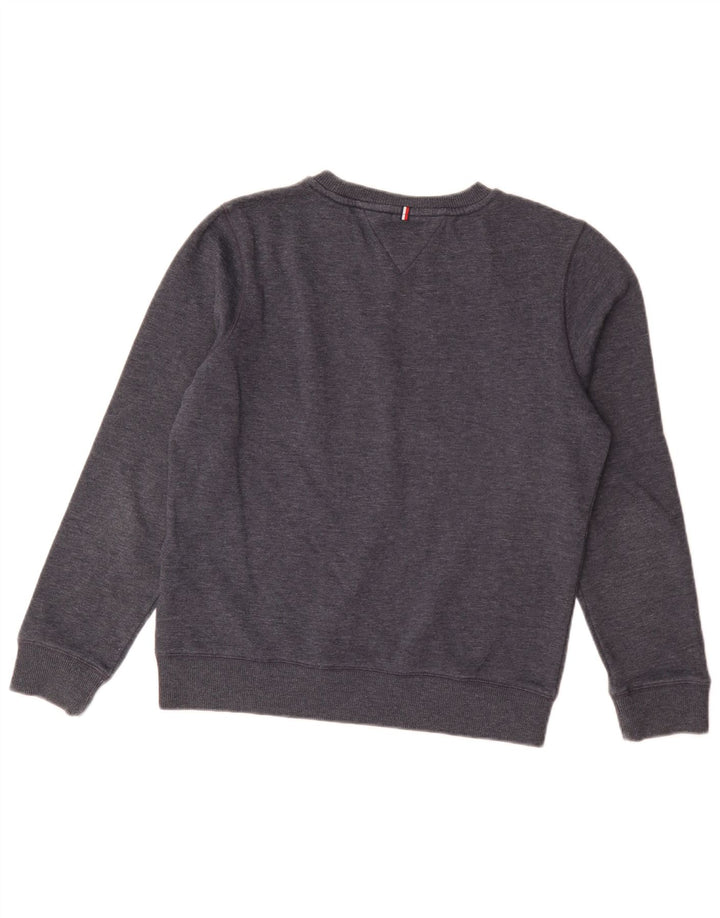 Tommy Hilfiger Boys Sweatshirt Jumper 15-16 Years Grey Cotton