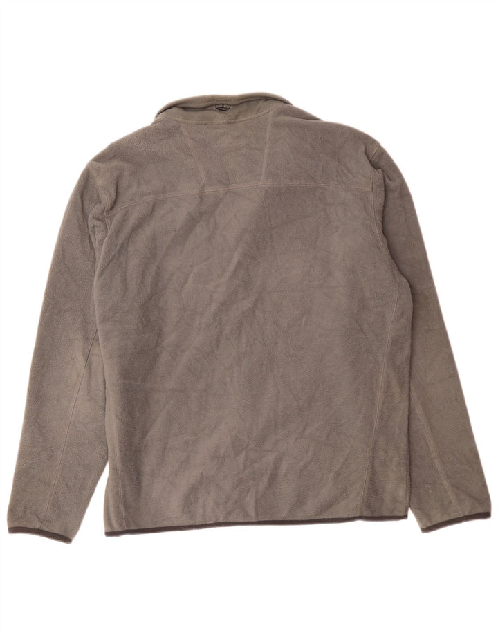 Timberland Mens Fleece Jacket UK 40 Large Grey Polyester
