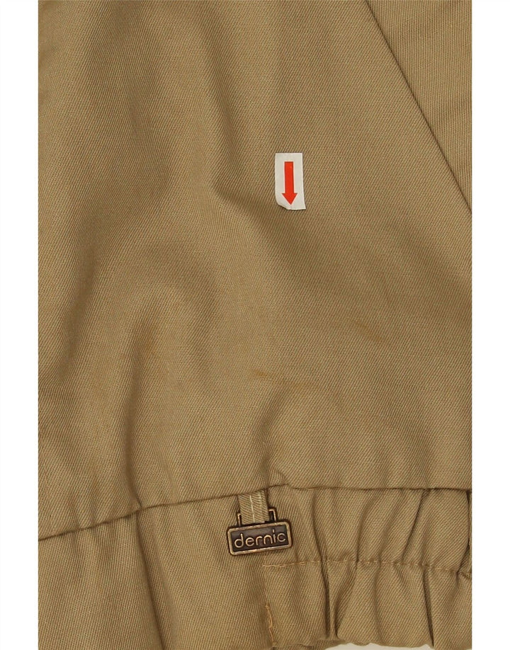 Dernic Mens Bomber Jacket UK 40 Large Beige