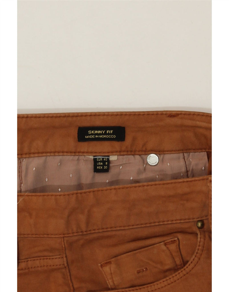 MASSIMO DUTTI Womens Skinny Casual Trousers EU 40 Medium W30 L30 Beige Vintage Massimo Dutti and Second-Hand Massimo Dutti from Messina Hembry 