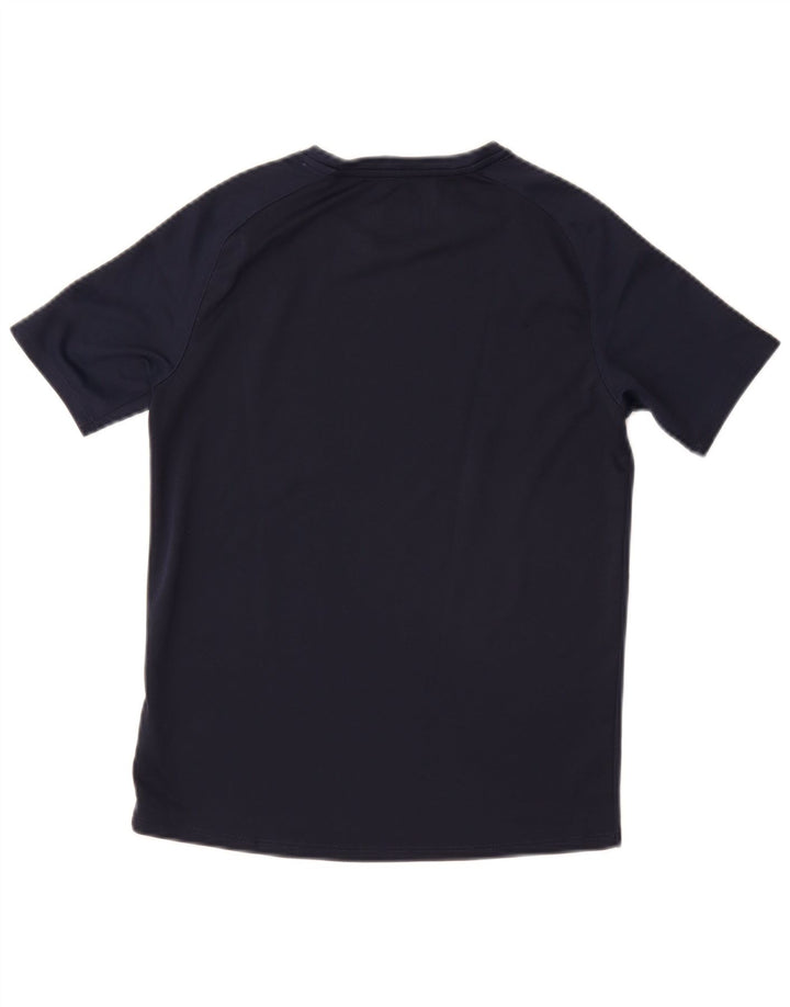 CANTERBURY Boys Graphic T-Shirt Top 11-12 Years Navy Blue Polyester