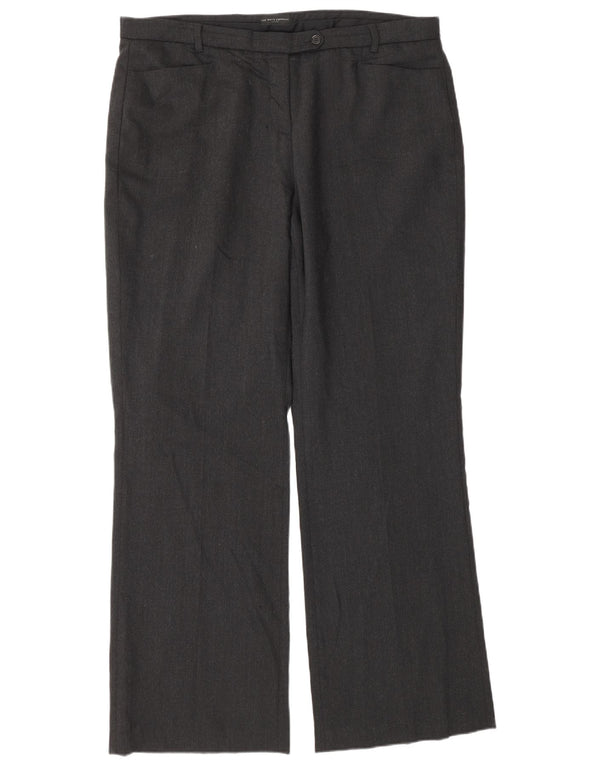 The White Company Womens Straight Suit Trousers UK 16 Large W38 L33 Grey