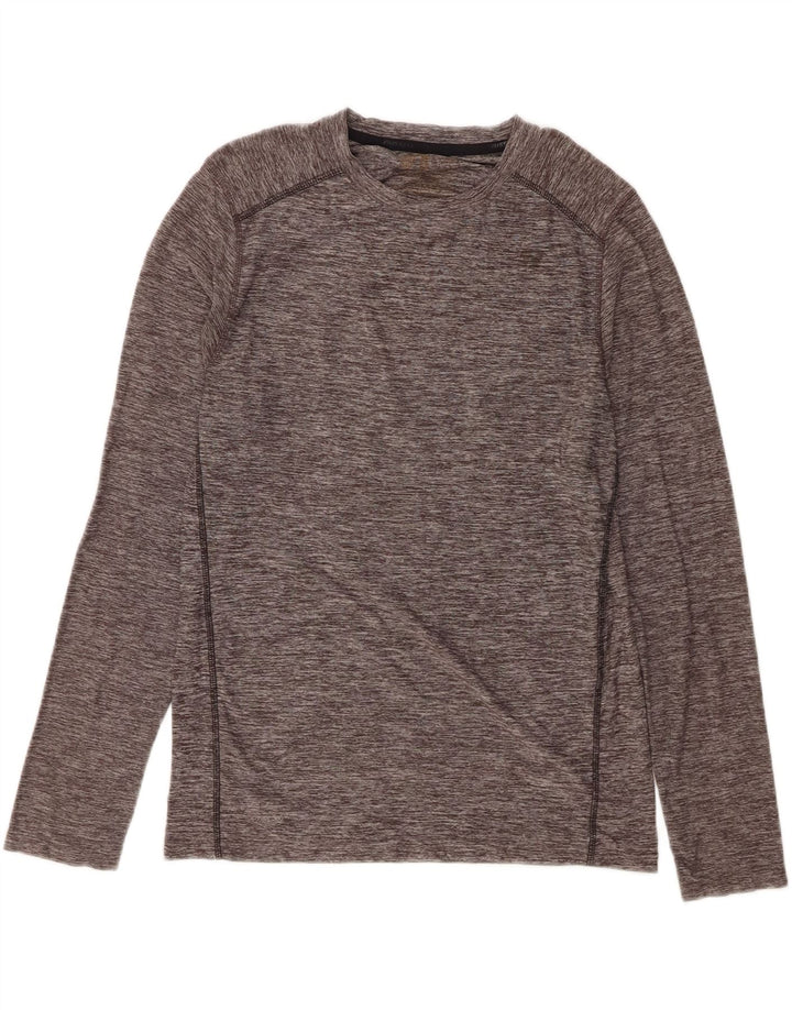 RUSSELL ATHLETIC Boys Top Long Sleeve 12-13 Years XL Grey Flecked Vintage Russell Athletic and Second-Hand Russell Athletic from Messina Hembry 