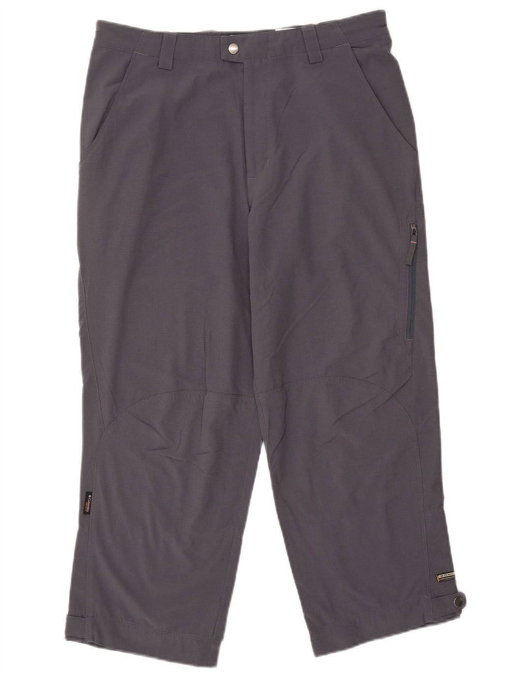 Columbia Mens Cargo Cropped Trousers Medium W32 L25 Grey Nylon