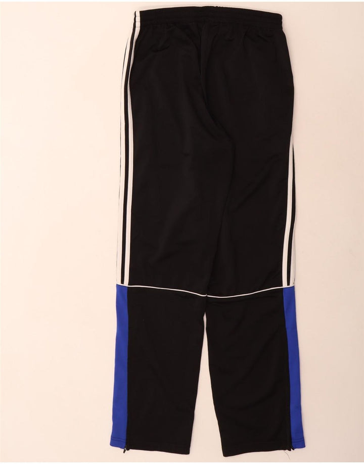 Adidas Mens Tracksuit Trousers UK 38/40 Medium  Black Colourblock Polyester