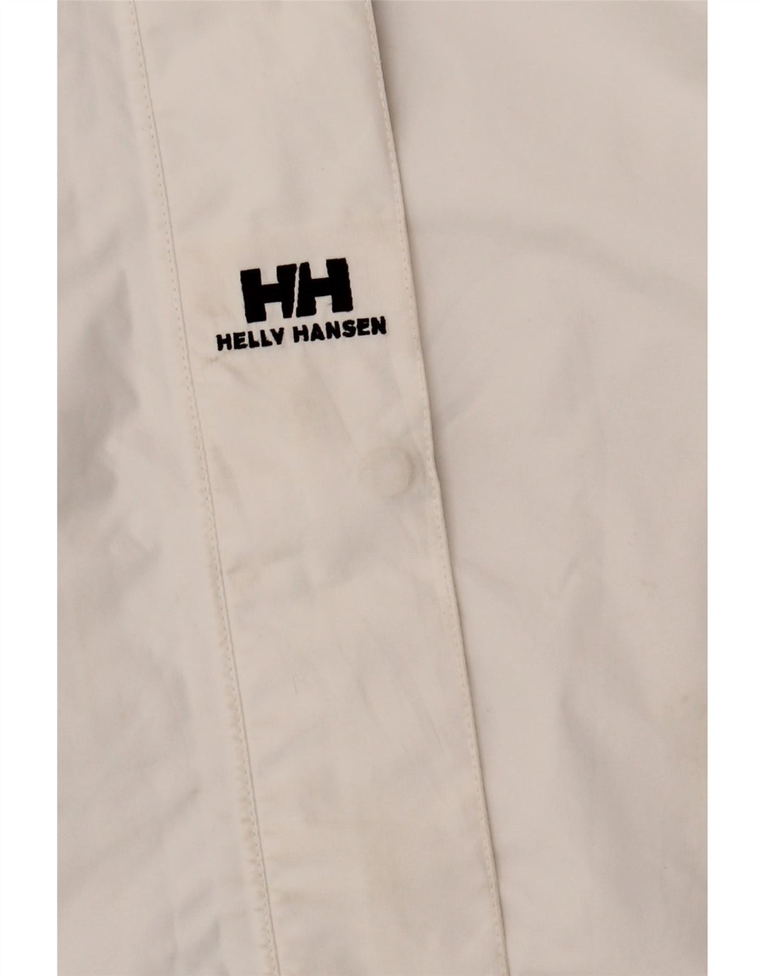 Helly Hansen Womens Hooded Rain Jacket UK 16 Large White Polyester