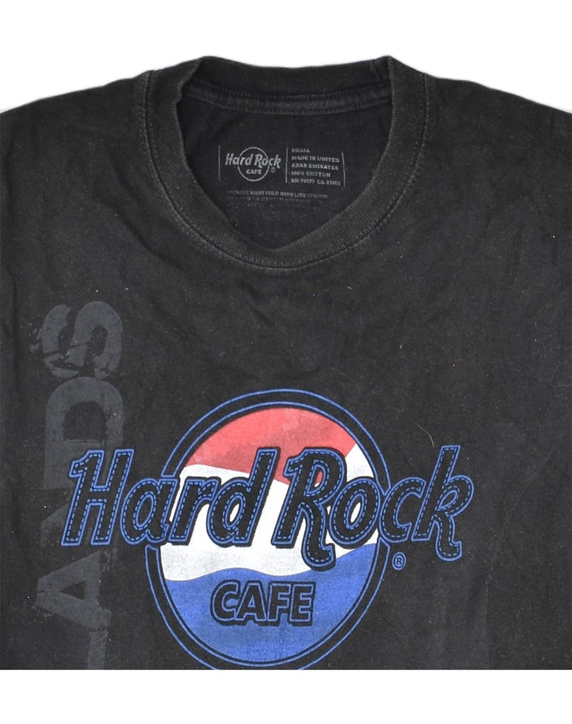 HARD ROCK CAFE Mens Amsterdam Graphic T-Shirt Top Small Black Cotton | Vintage | Thrift | Second-Hand | Used Clothing | Messina Hembry 