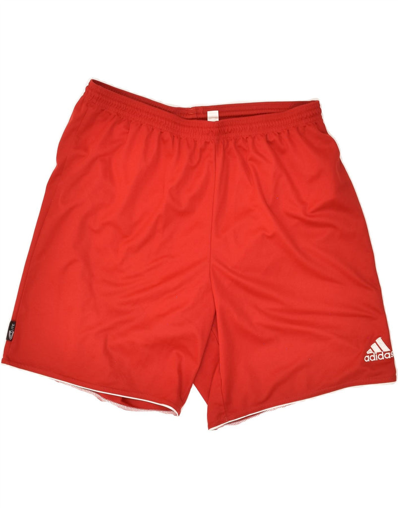 ADIDAS Mens Climalite Sport Shorts XL Red Polyester | Vintage Adidas | Thrift | Second-Hand Adidas | Used Clothing | Messina Hembry 