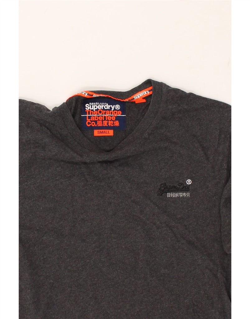 SUPERDRY Mens T-Shirt Top Small Grey Cotton | Vintage Superdry | Thrift | Second-Hand Superdry | Used Clothing | Messina Hembry 