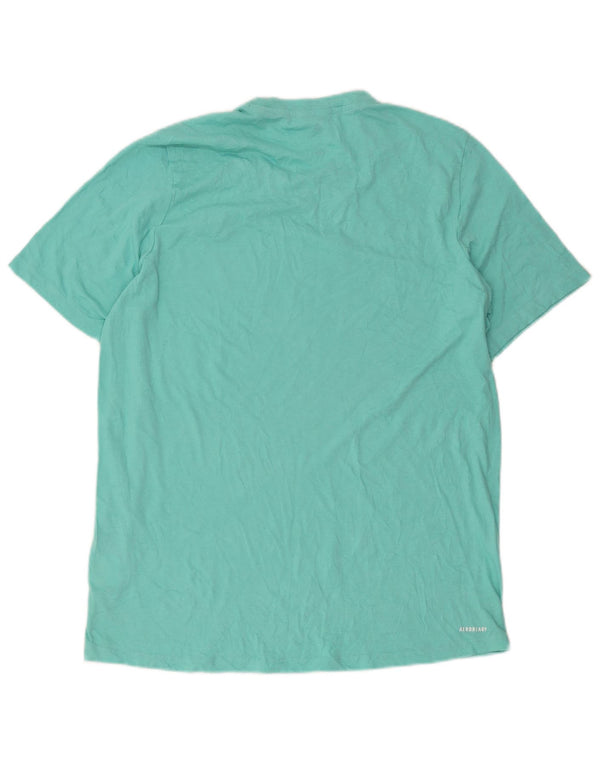 Adidas Mens Aeroready T-Shirt Top Large Green Cotton