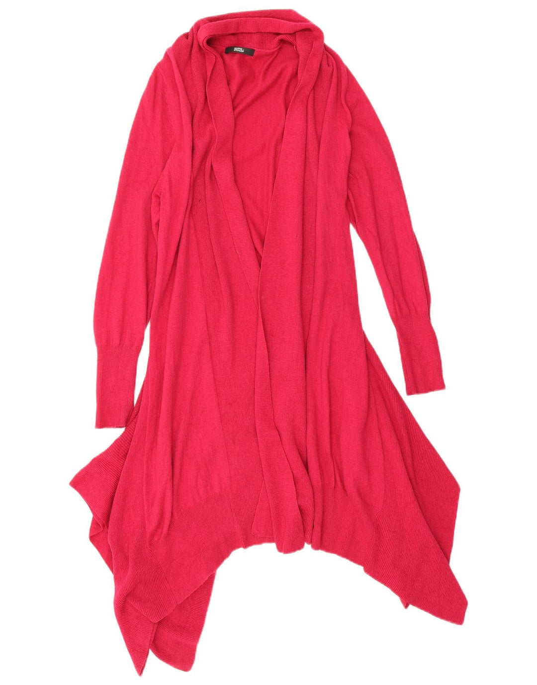 Marks & Spencer Womens Asymmetric Cardigan Sweater UK 12 Medium Pink