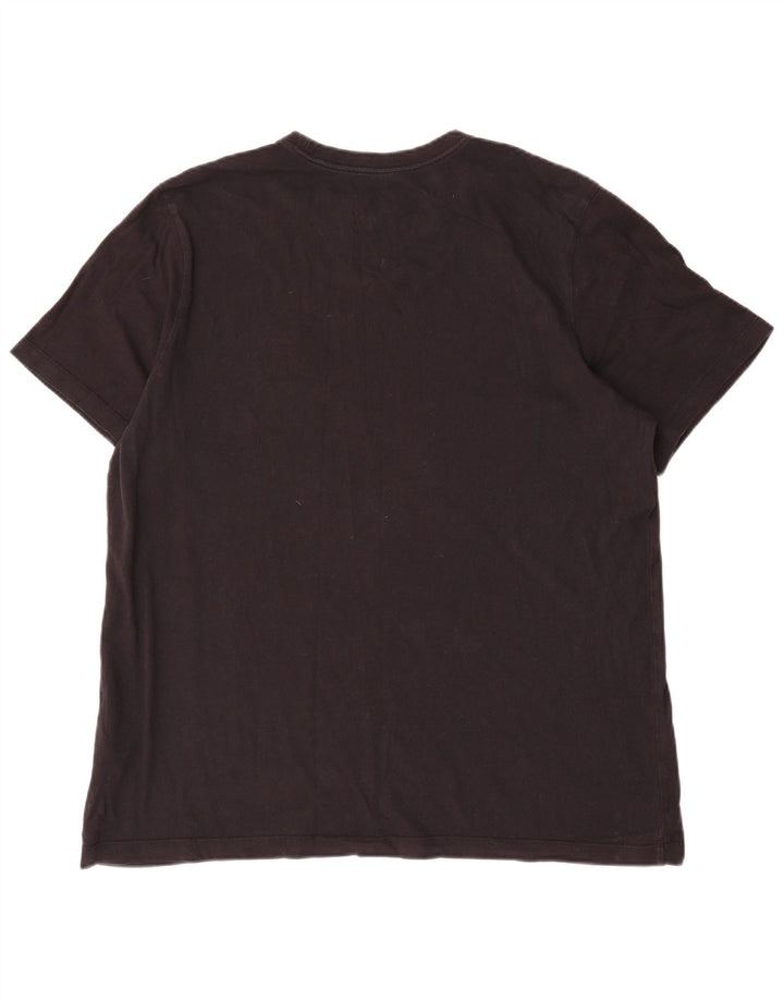 Nike Mens T-Shirt Top XL Black Cotton