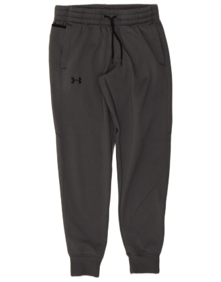 Under Armour Mens Tracksuit Trousers Joggers Medium Grey Polyester