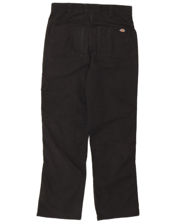 Dickies Mens Straight Cargo Trousers W30 L30 Black