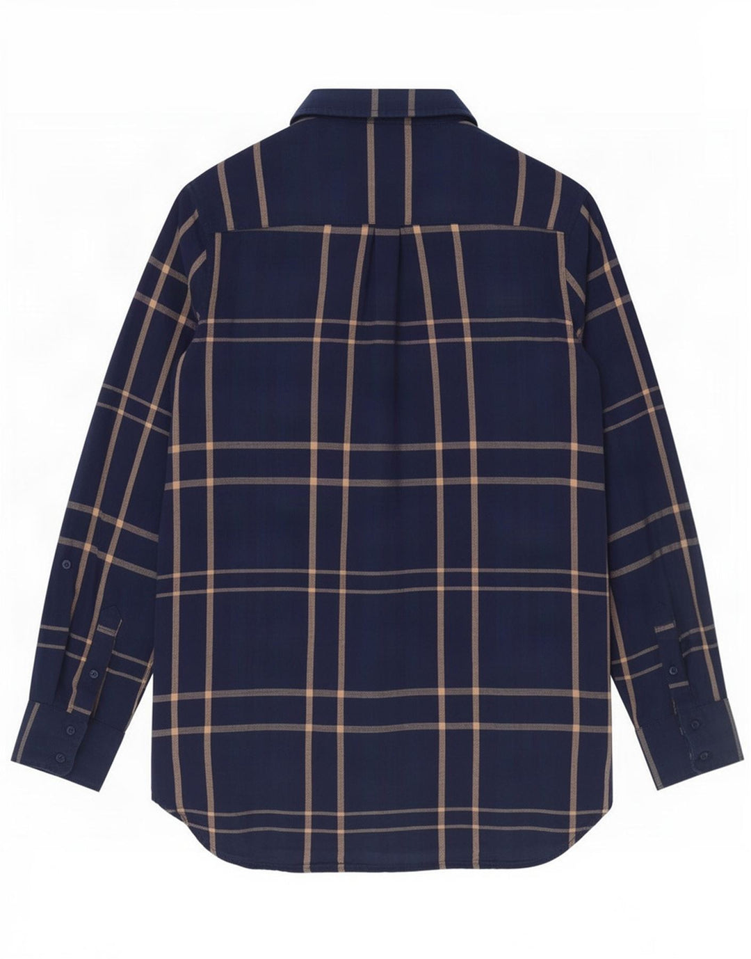 Fat Face Womens Shirt UK 14 Large Navy Blue Check Cotton