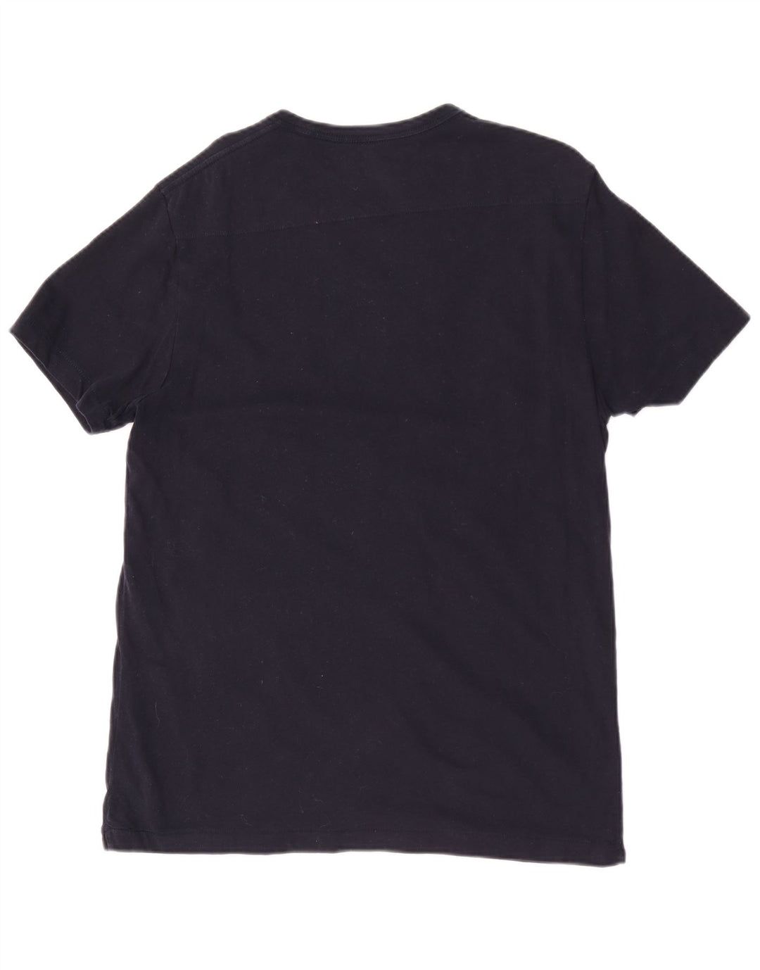 French Connection Mens Regular Fit Graphic T-Shirt Top Medium Navy Blue