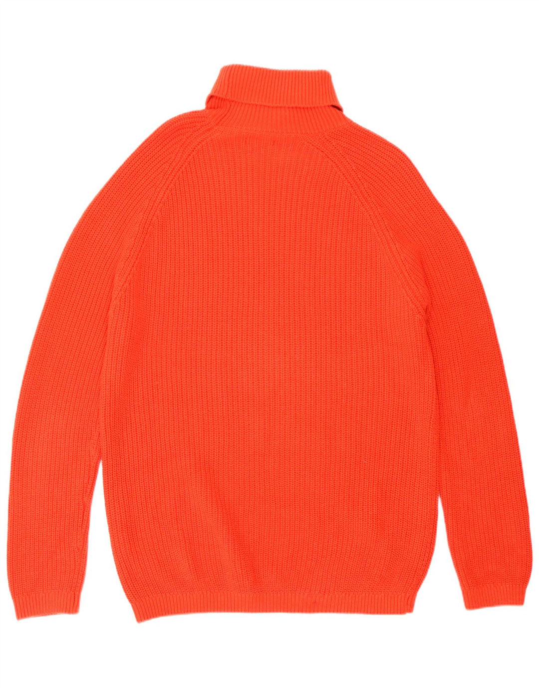Zara Mens Roll Neck Jumper Sweater XL Red Cotton