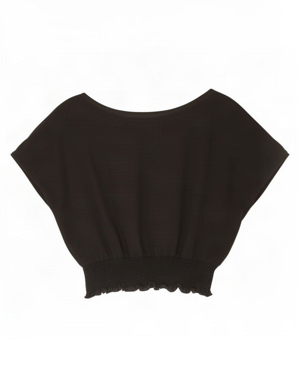 Zara Womens Oversized Blouse Top UK 18 XL Black