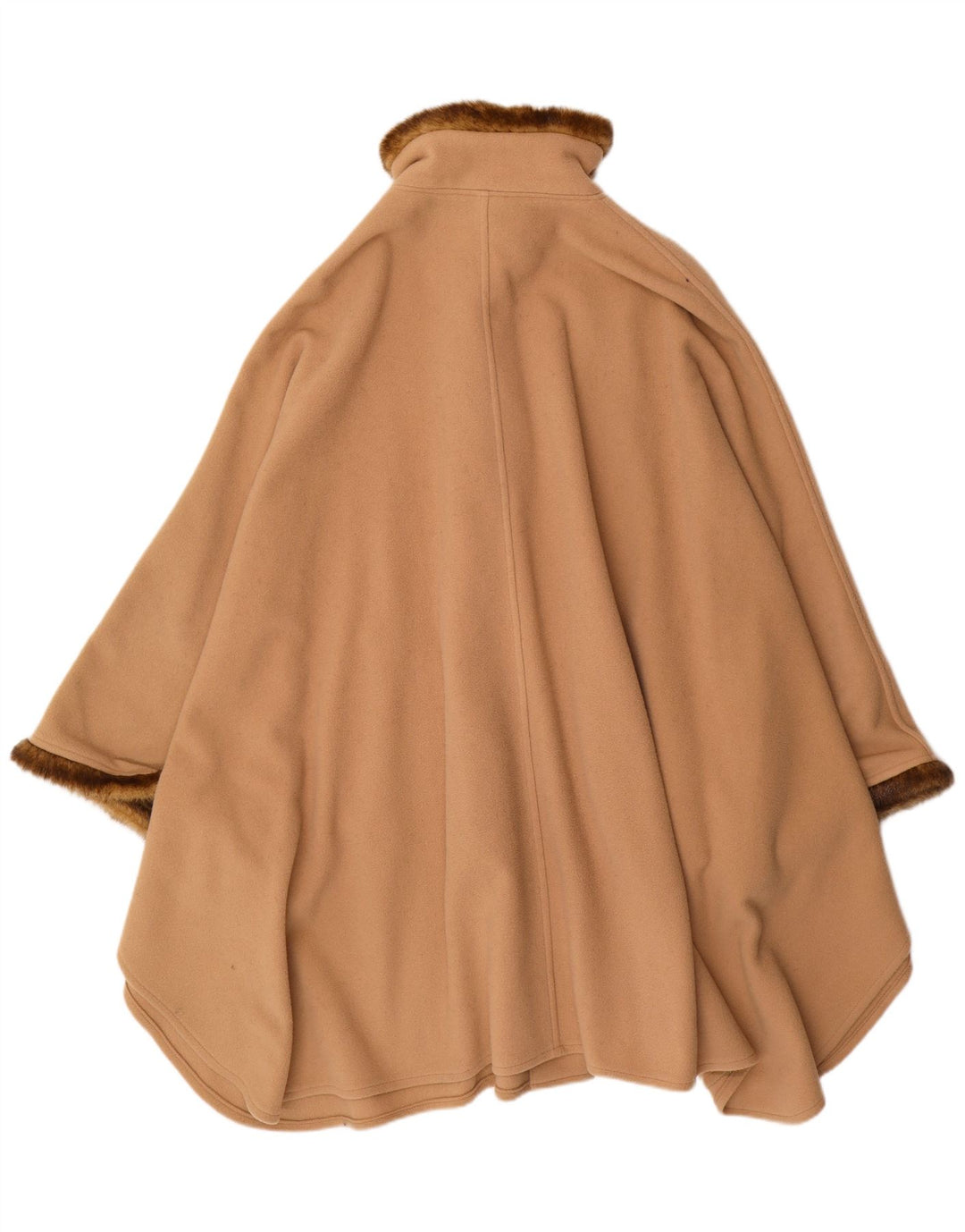 Vintage Womens Poncho Coat One Size Beige