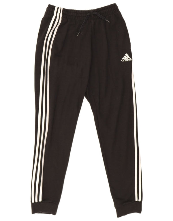 Adidas Mens Tracksuit Trousers Joggers Medium  Black Cotton