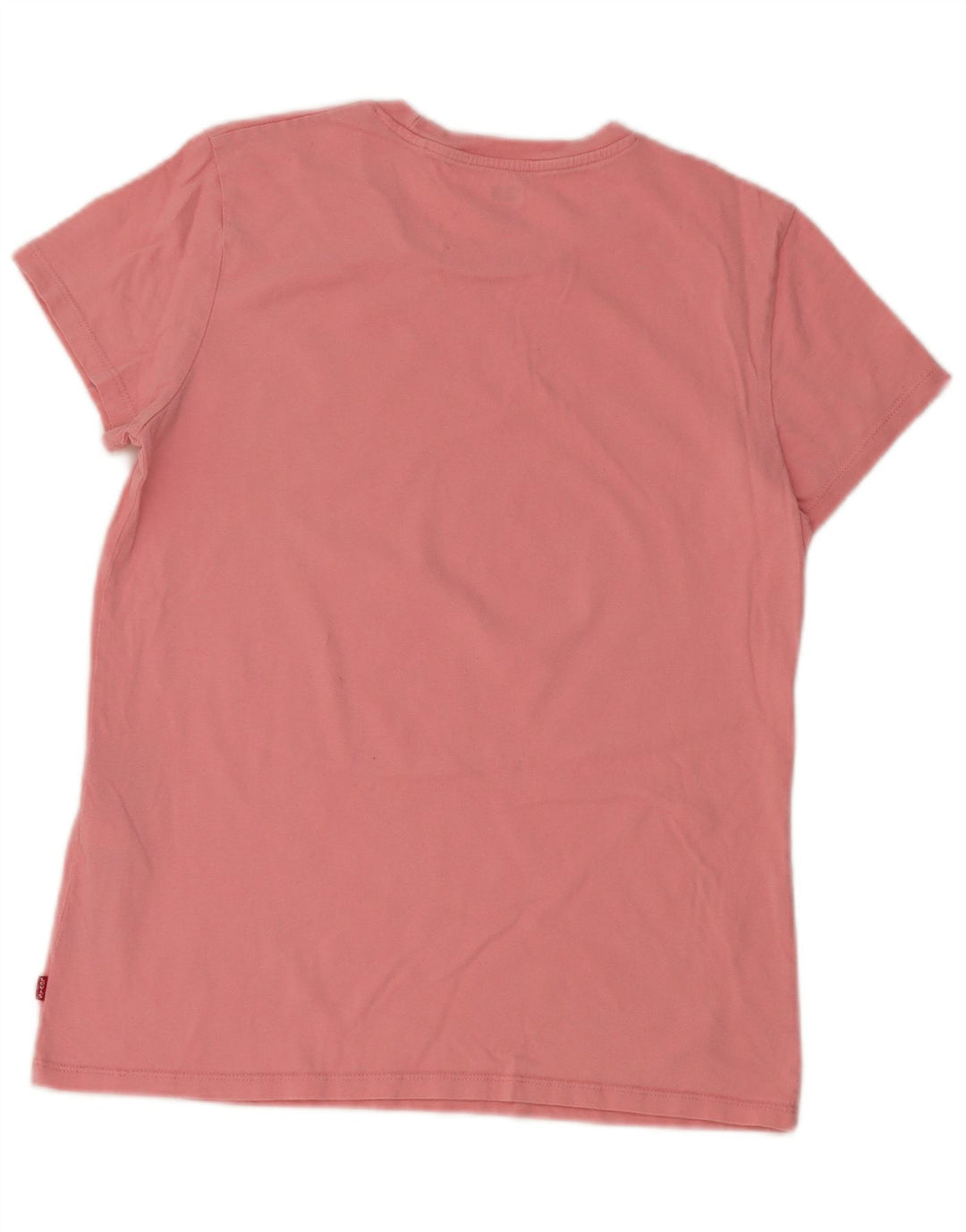 Levi's Womens Graphic T-Shirt Top UK 12 Medium Pink Cotton