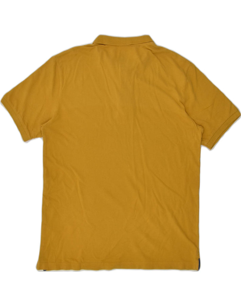 DACK'S Mens Slim Polo Shirt XL Yellow Cotton | Vintage Dack's | Thrift | Second-Hand Dack's | Used Clothing | Messina Hembry 