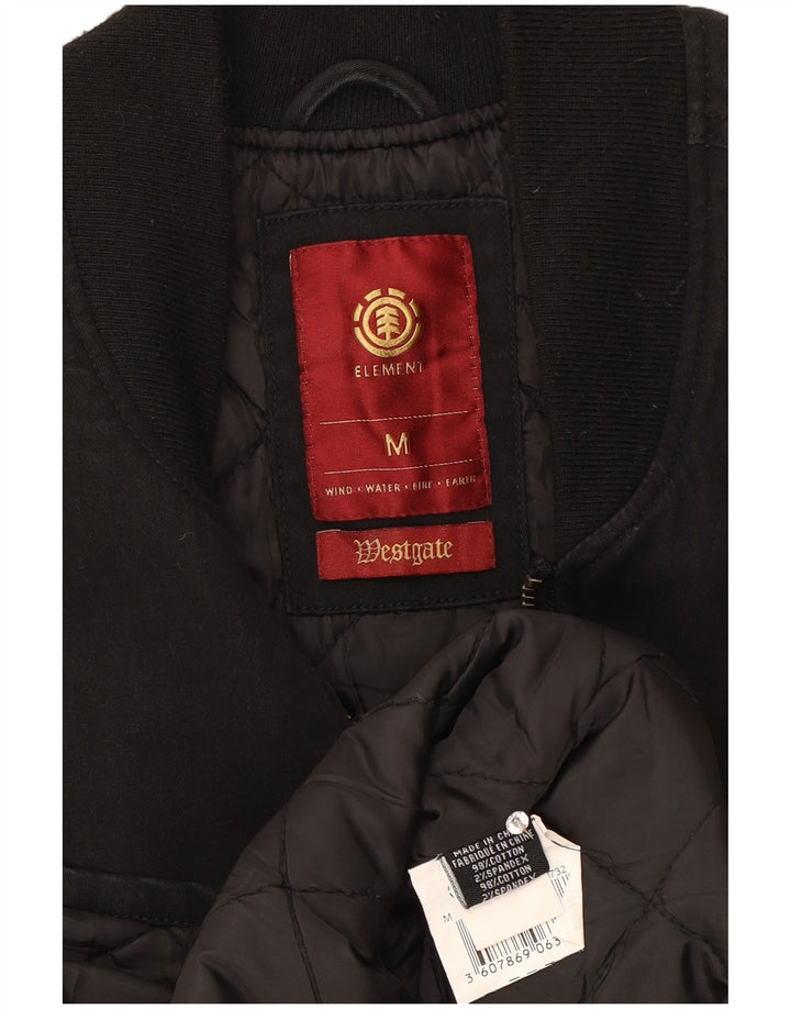 Element Mens Gilet UK 38 Medium Black Cotton