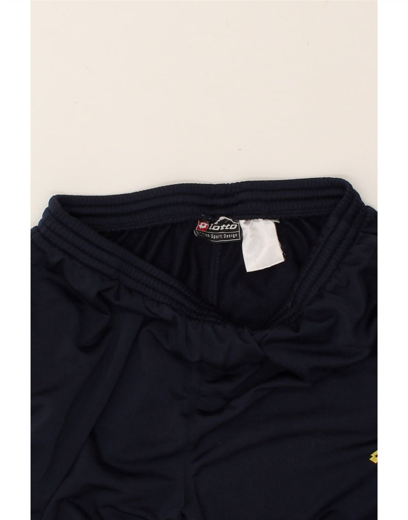 LOTTO Mens Tracksuit Trousers Medium Navy Blue Polyester | Vintage Lotto | Thrift | Second-Hand Lotto | Used Clothing | Messina Hembry 