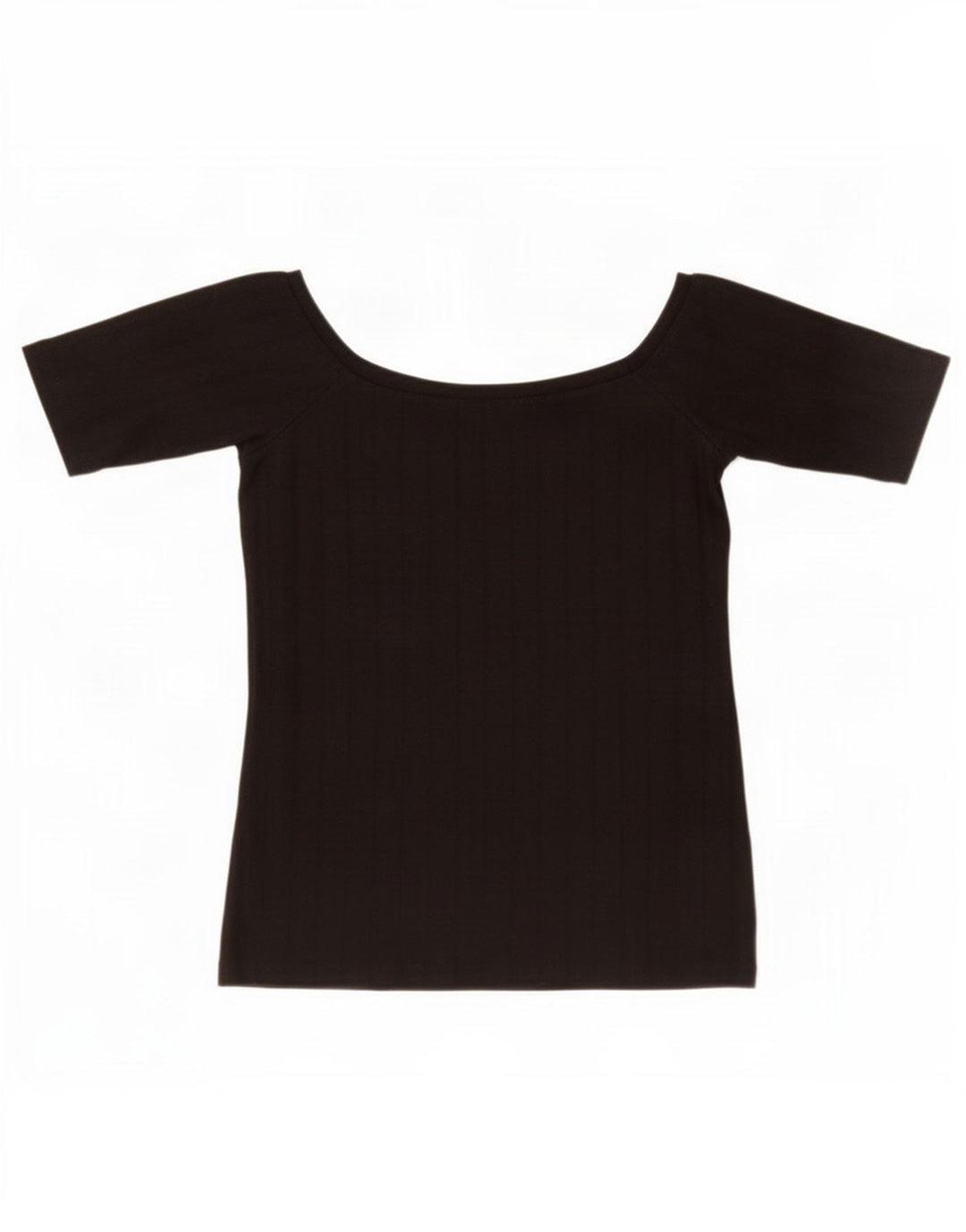 Zara Womens Crop Blouse Top UK 8 Small Black