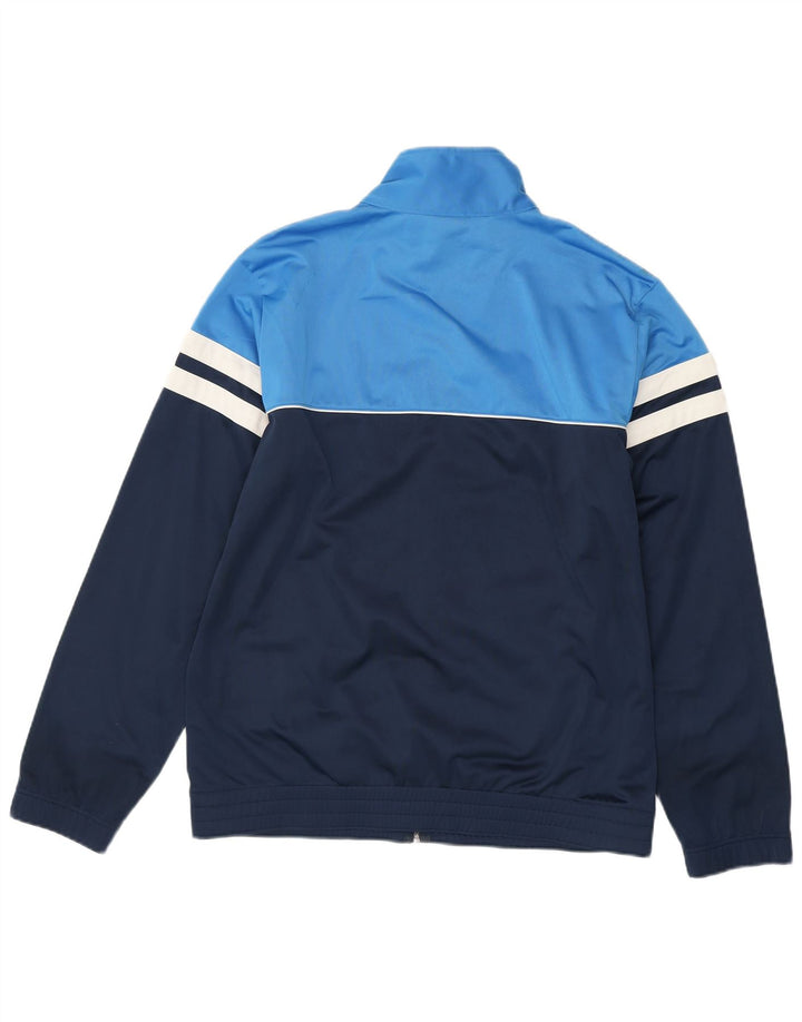 Champion Mens Tracksuit Top Jacket XL Navy Blue Colourblock Polyester