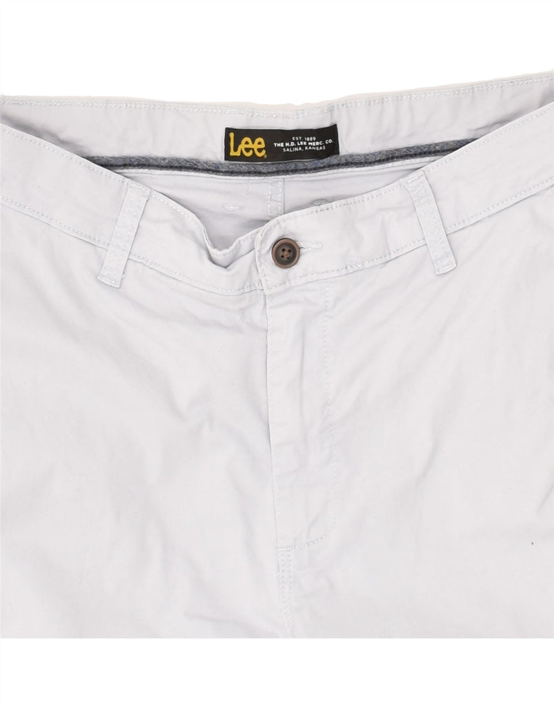 LEE Mens Chino Shorts W32 Medium Blue Cotton Vintage Lee and Second-Hand Lee from Messina Hembry 